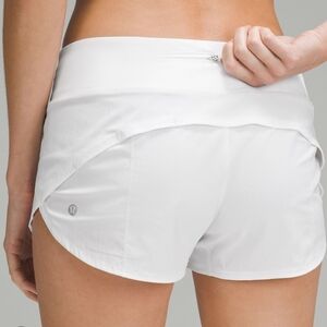 lululemon athletica Women's White Athletic Shorts